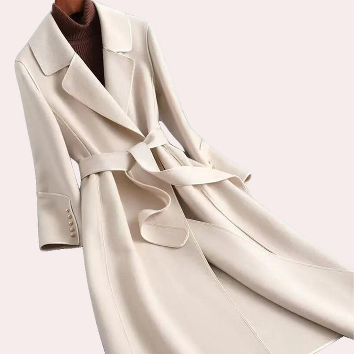 Women's Oversized Belted Coat - photo 4