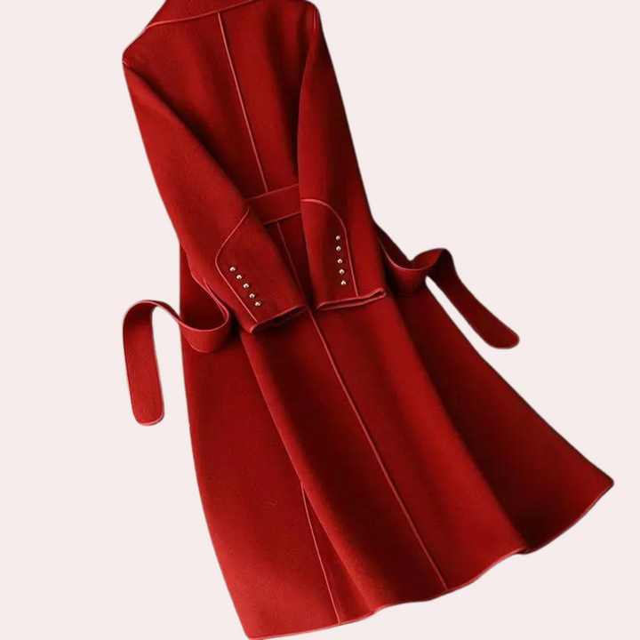 Women's Oversized Belted Coat - photo 6