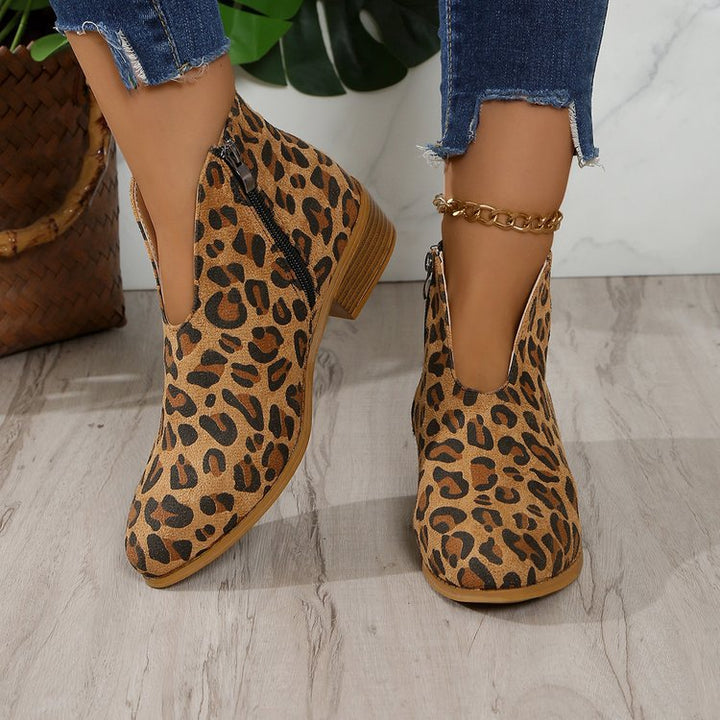 Women's Pointed-Toe Slip-On Ankle Boots - photo 3