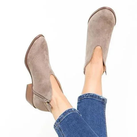Women's Pointed-Toe Slip-On Ankle Boots - photo 4