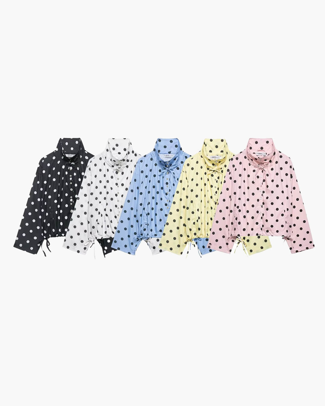 Women's Polka Dot Collared Jacket - photo 10