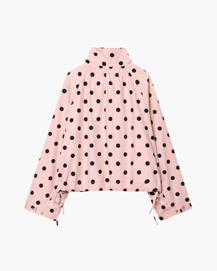 Women's Polka Dot Collared Jacket - photo 9