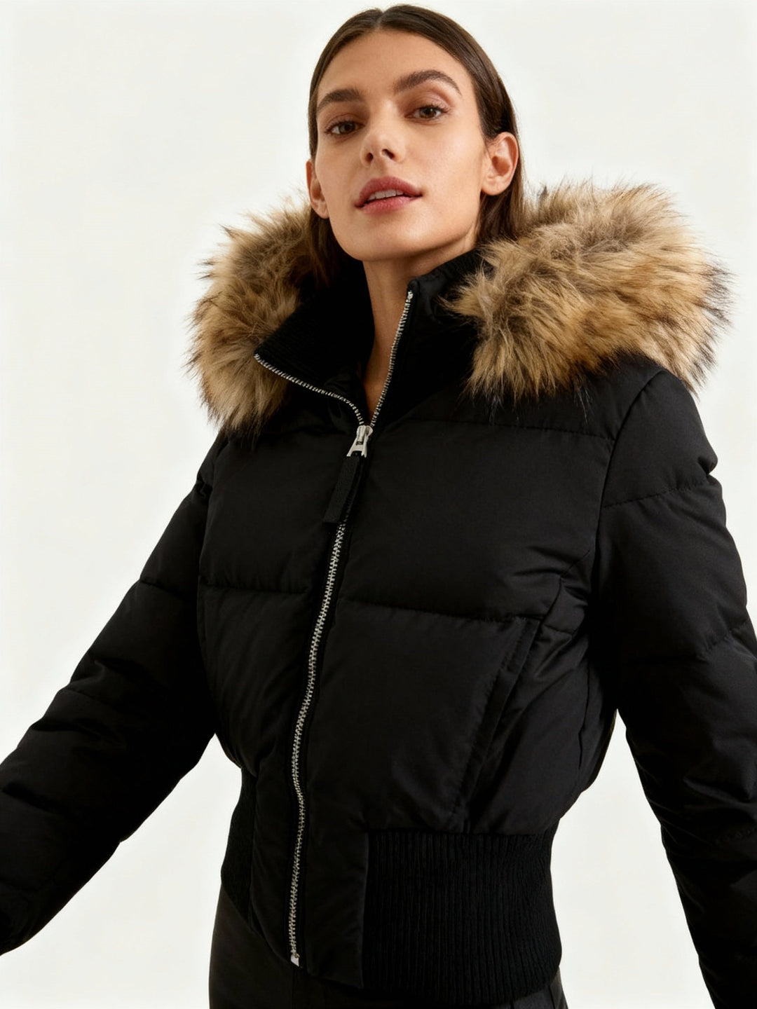 Women's Quilted Hooded Jacket - photo 1