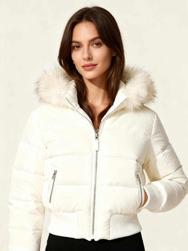 Women's Quilted Hooded Jacket - photo 2