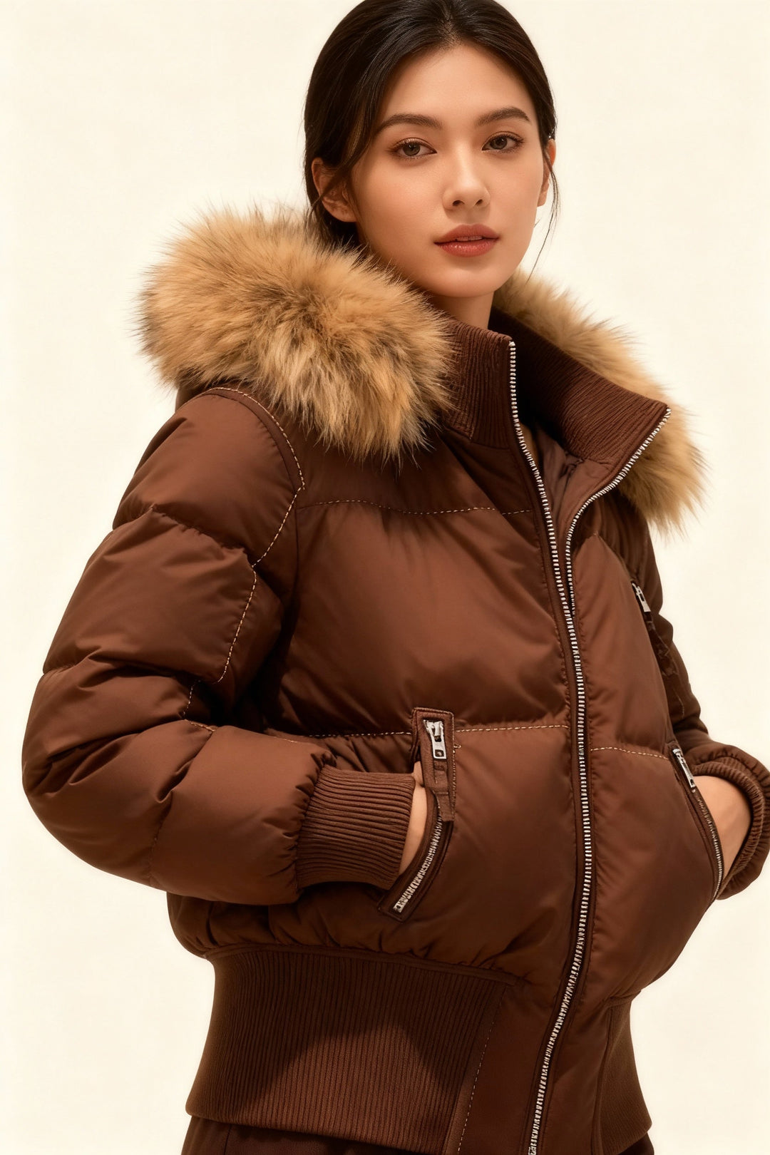 Women's Quilted Hooded Jacket - photo 3