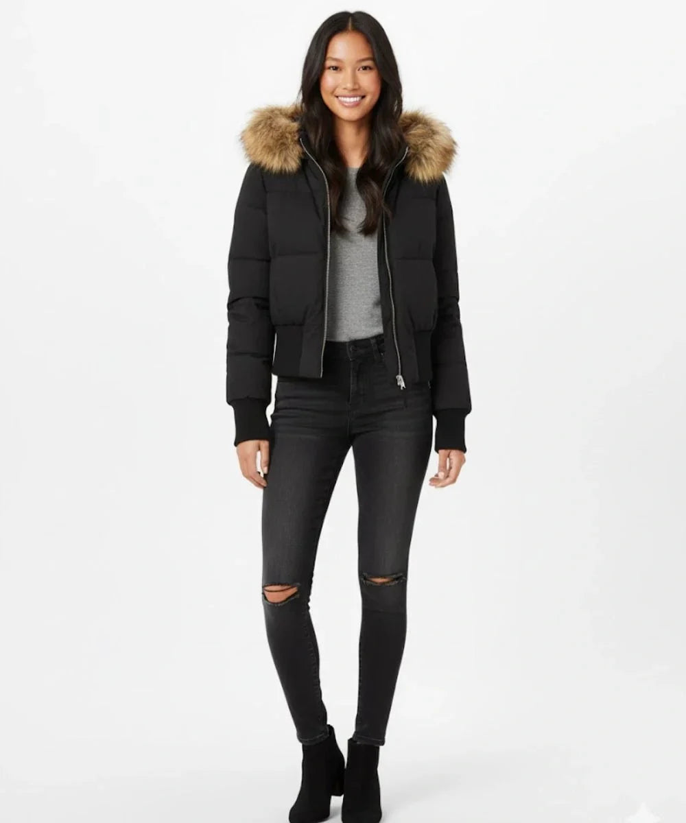 Women's Quilted Hooded Jacket - photo 7