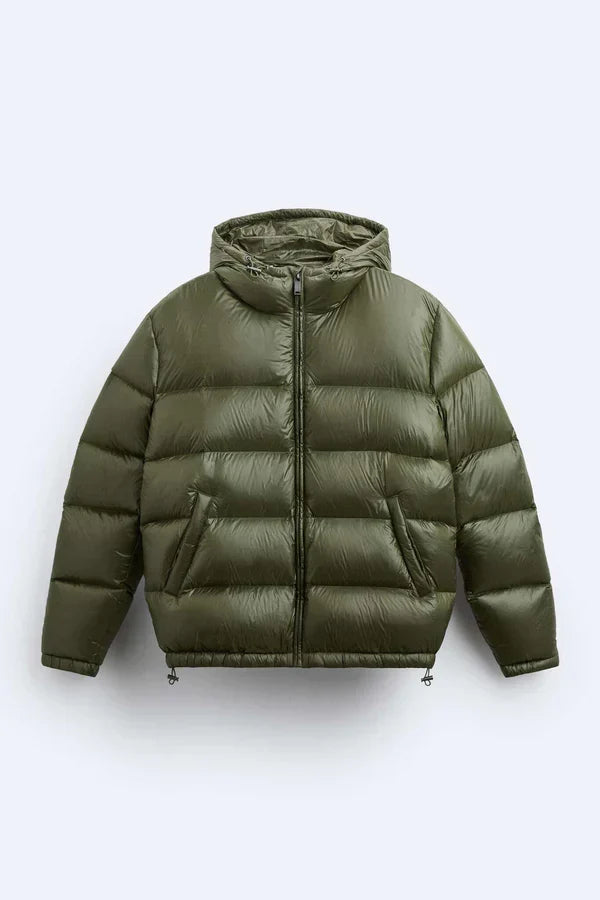 Women's Hooded Puffer Jacket - photo 2