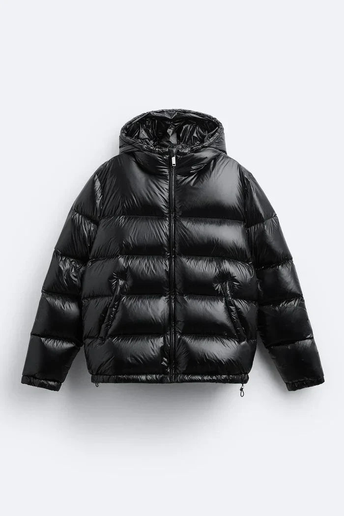Women's Hooded Puffer Jacket - photo 3