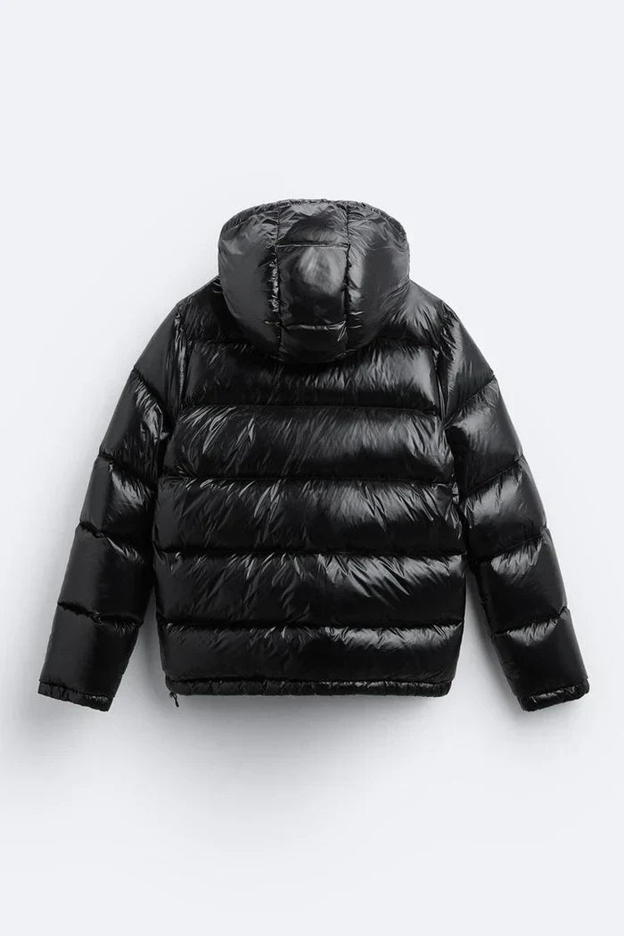Women's Hooded Puffer Jacket - photo 7