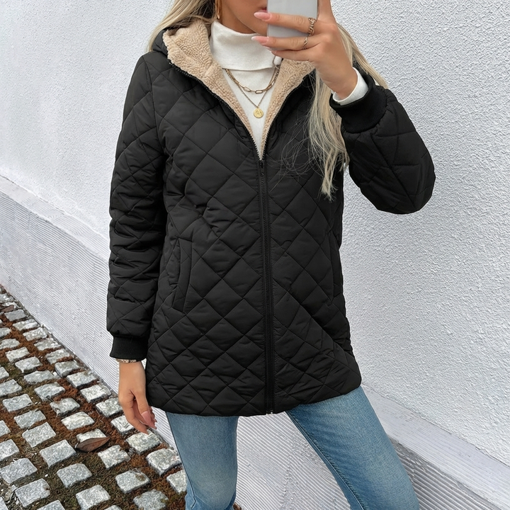 Women's Quilted Longline Jacket - photo 4