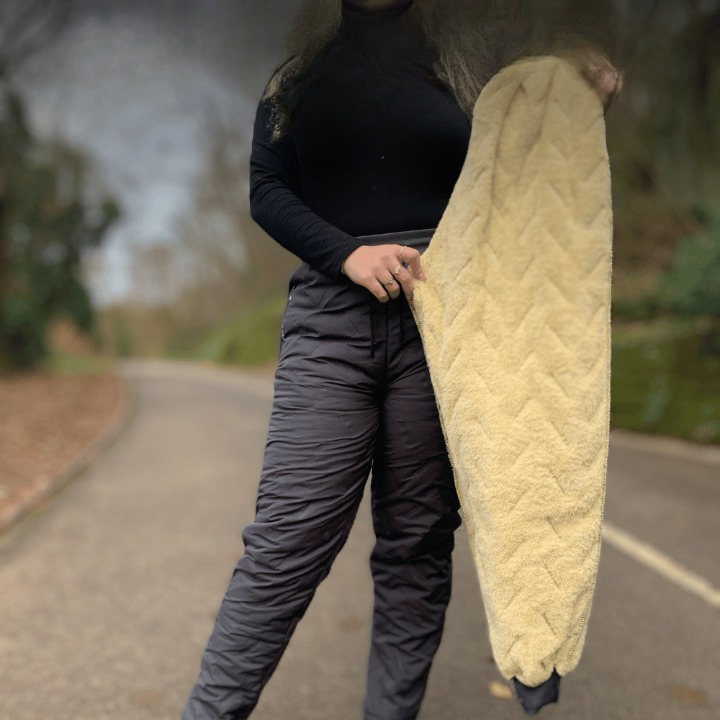 Women's Quilted Relaxed Trousers with Elasticated Waist - photo 11