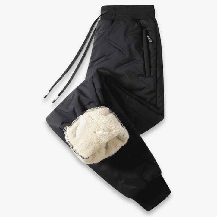 Women's Quilted Relaxed Trousers with Elasticated Waist - photo 4