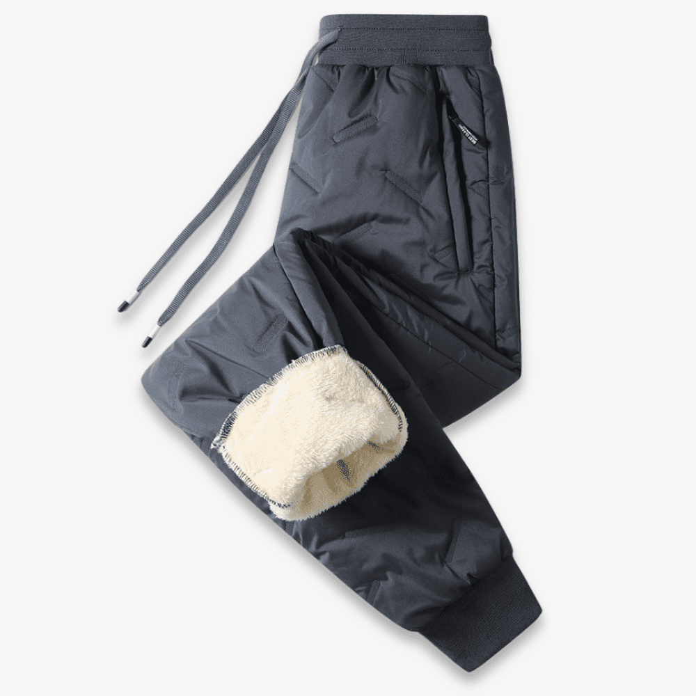 Women's Quilted Relaxed Trousers with Elasticated Waist - photo 5