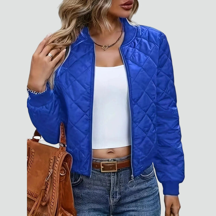 Women's Quilted Zip-Front Bomber Jacket - photo 7