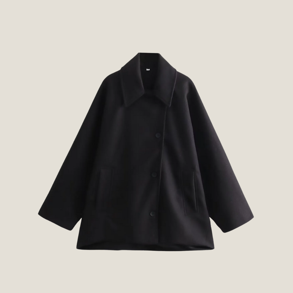 Women's Relaxed Button-Front Coat - photo 2