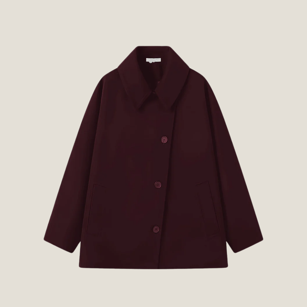 Women's Relaxed Button-Front Coat - photo 3