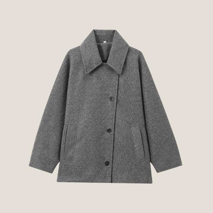 Women's Relaxed Button-Front Coat - photo 5