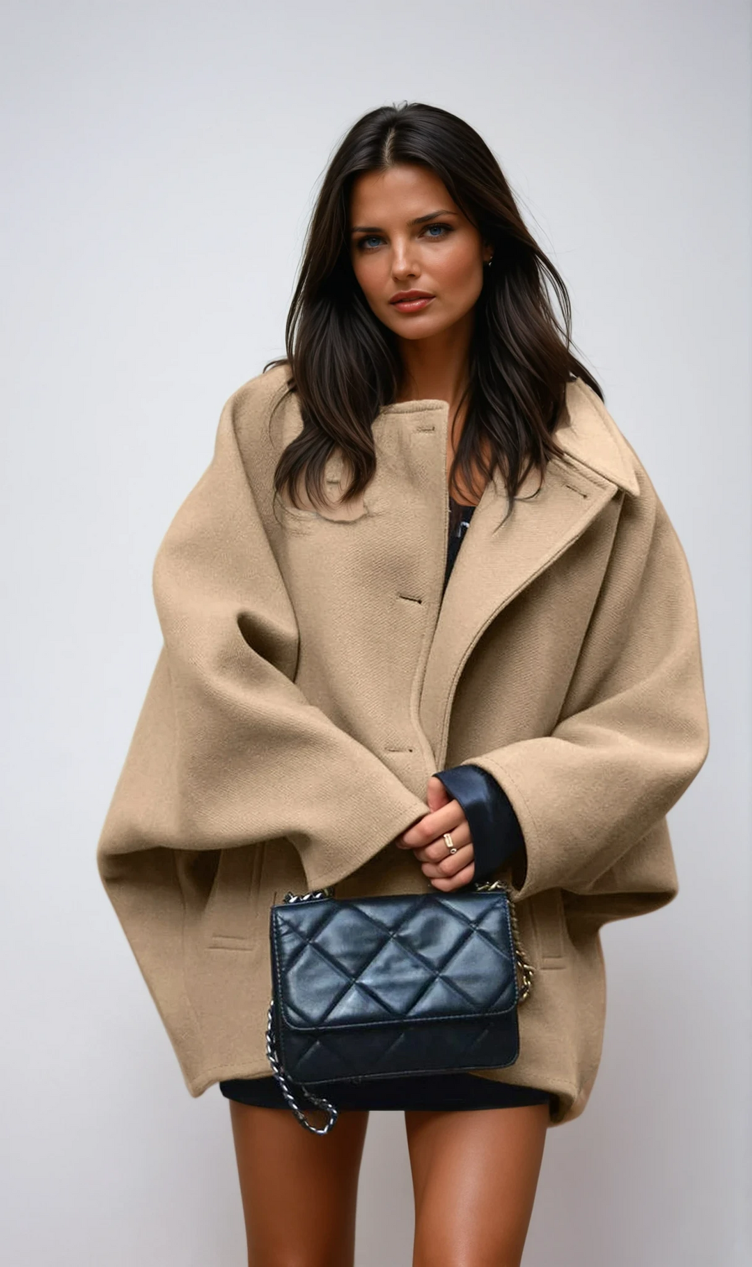 Women's Relaxed Button-Front Coat - photo 6