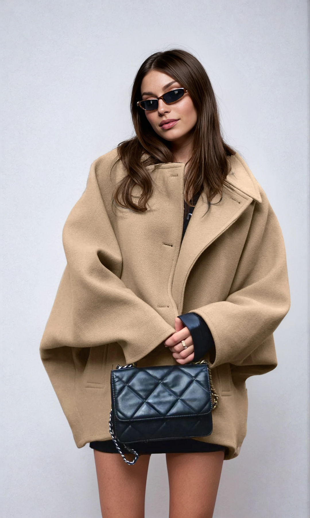 Women's Relaxed Button-Front Coat - photo 7