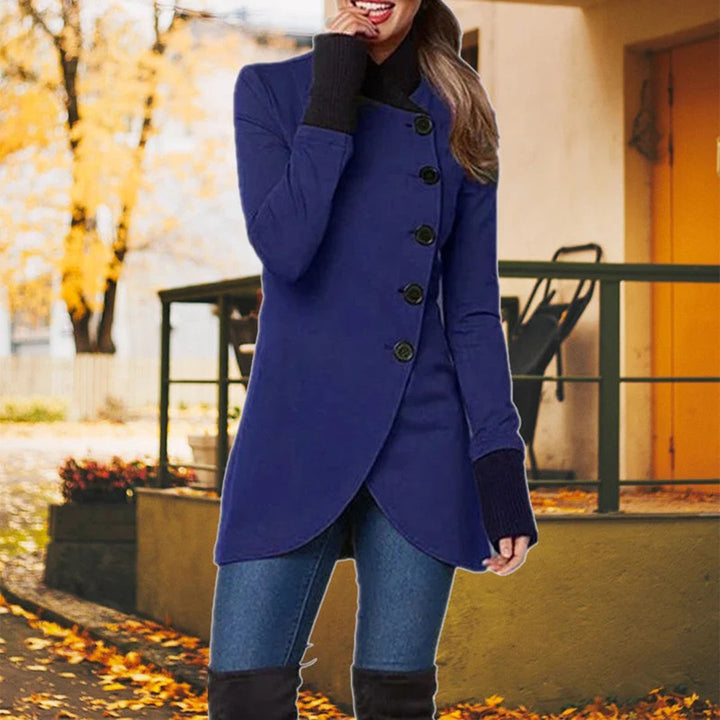 Women's Relaxed Button-Front Jacket with Hood - photo 5