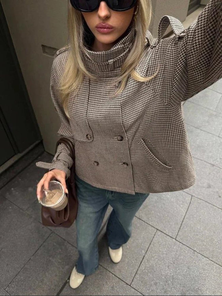 Women's Relaxed Button-Front Collared Jacket - photo 2