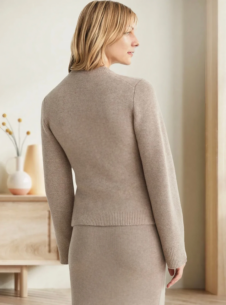 Women's Relaxed Cardigan with Button Front - photo 5