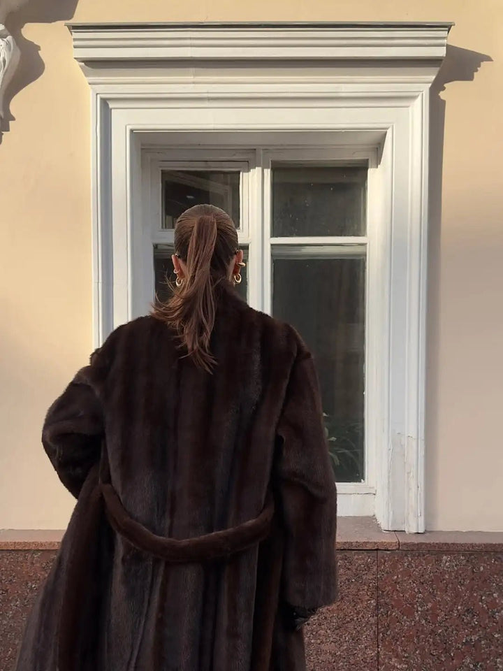 Women's Relaxed Belted Coat - photo 5