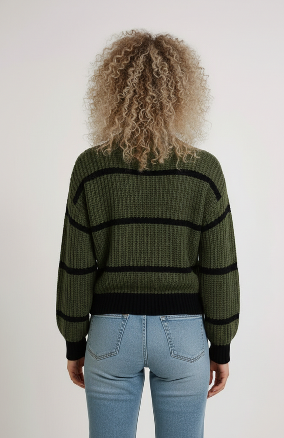 Women's Relaxed Collared Jumper with Roll Neck - photo 5
