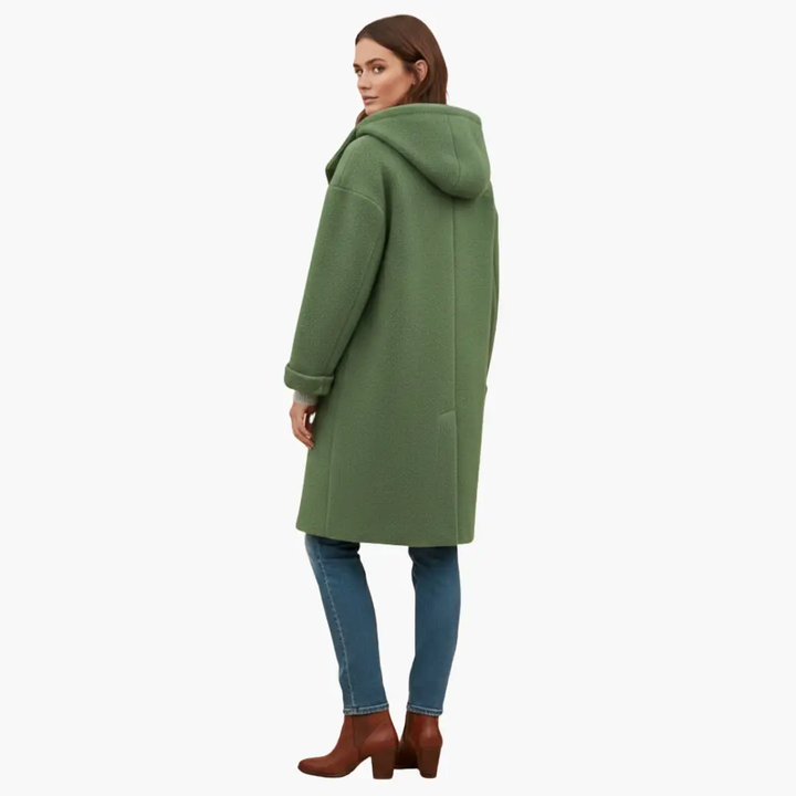 Women's Relaxed Hooded Coat - photo 10