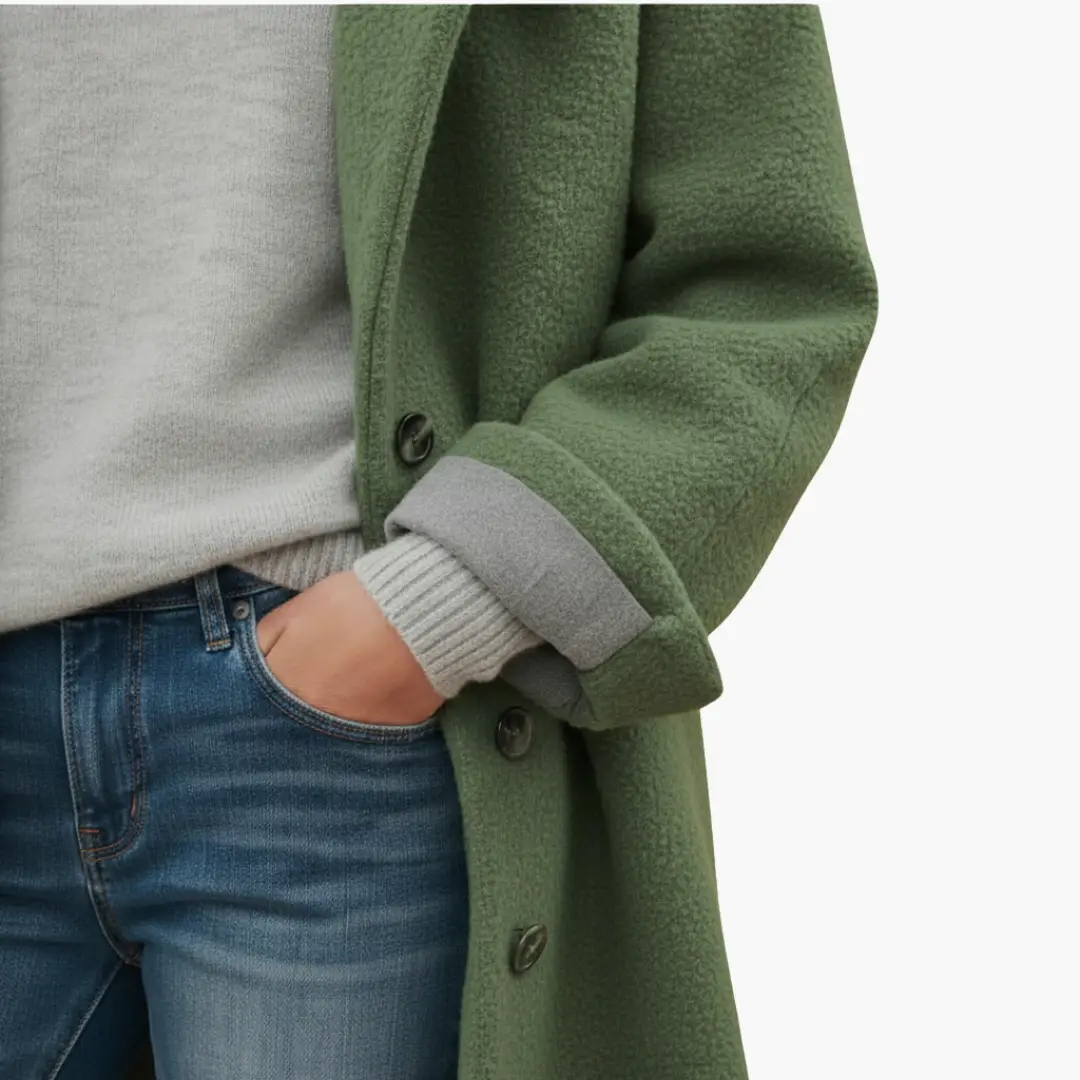 Women's Relaxed Hooded Coat - photo 11