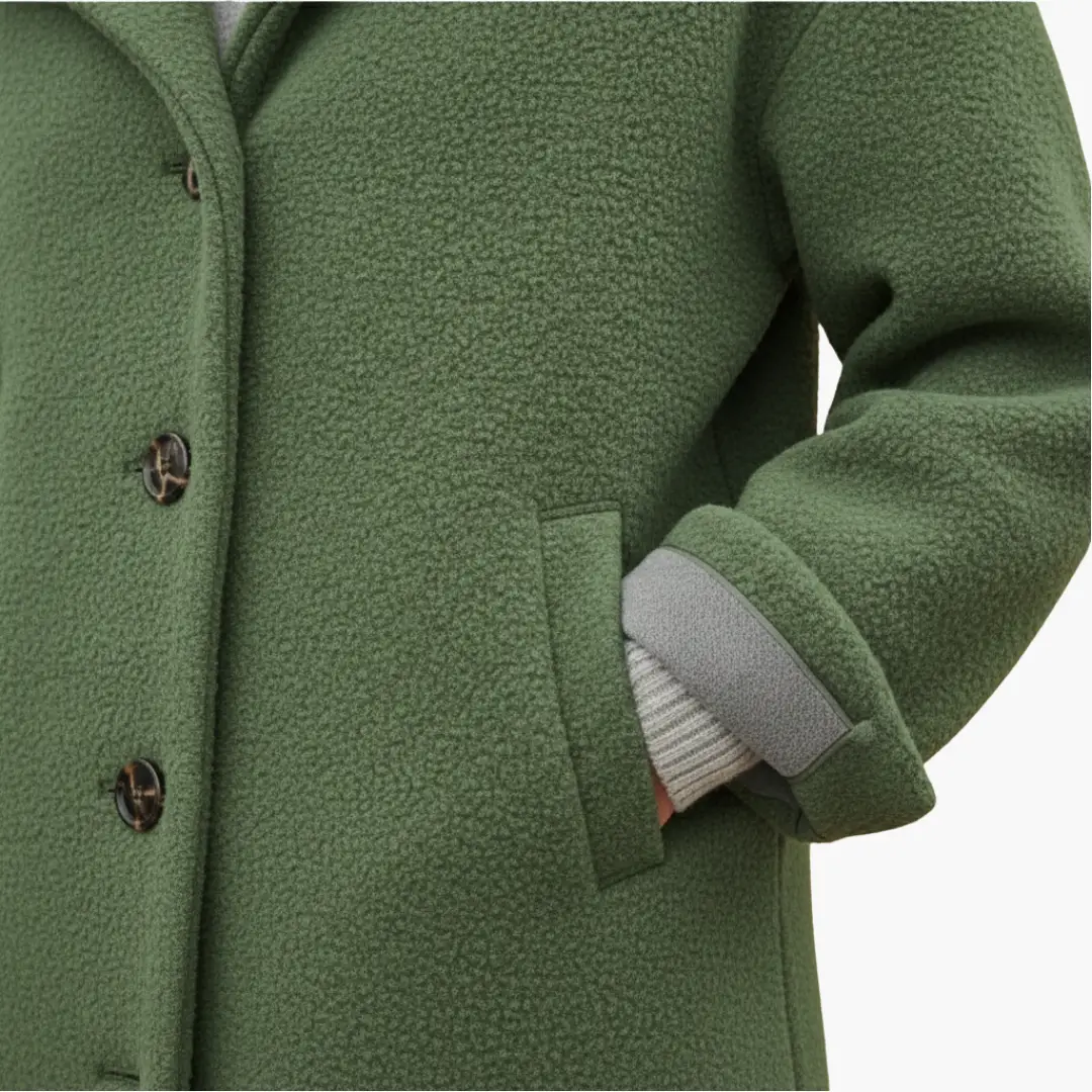 Women's Relaxed Hooded Coat - photo 12