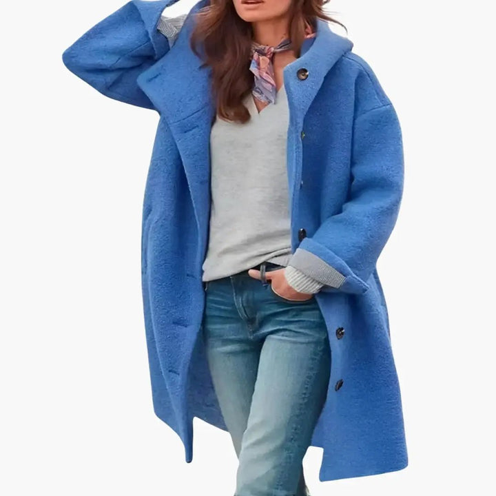 Women's Relaxed Hooded Coat - photo 2