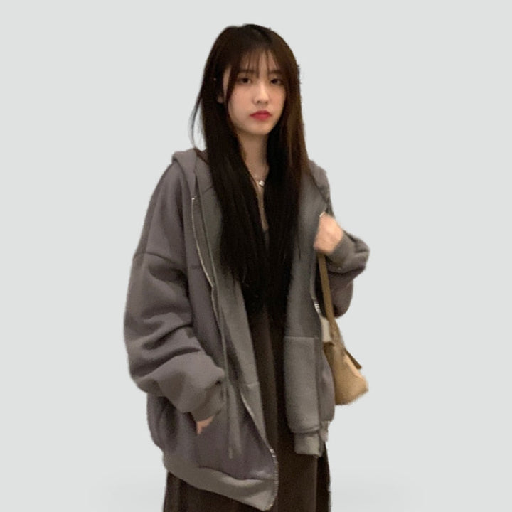 Women's Relaxed Zip-Front Hoodie - photo 7