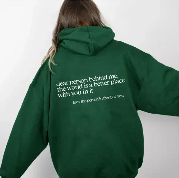 Women's Relaxed Hoodie with Drawstring - photo 9