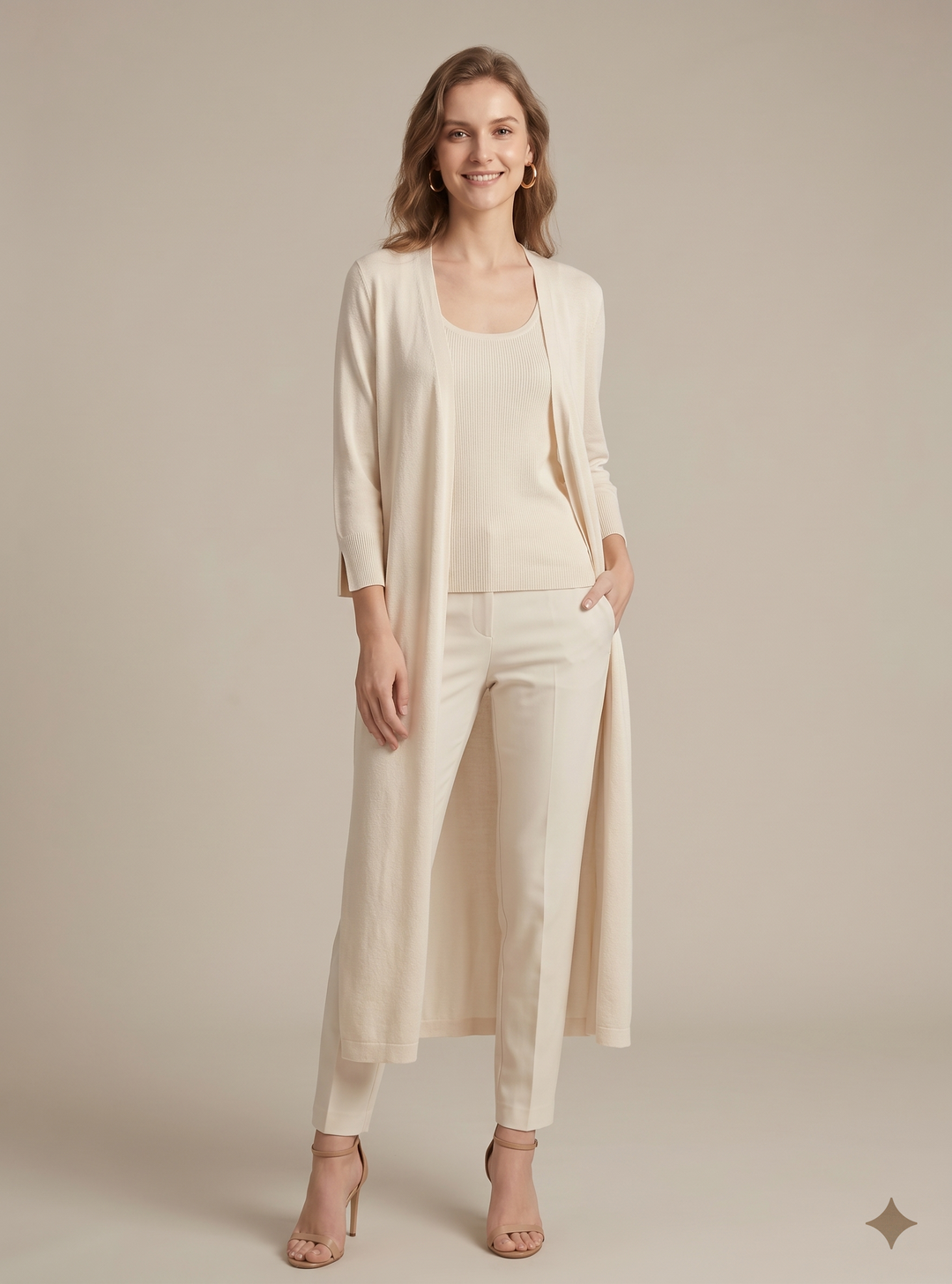 Women's Relaxed Long Sleeve Cardigan - photo 1