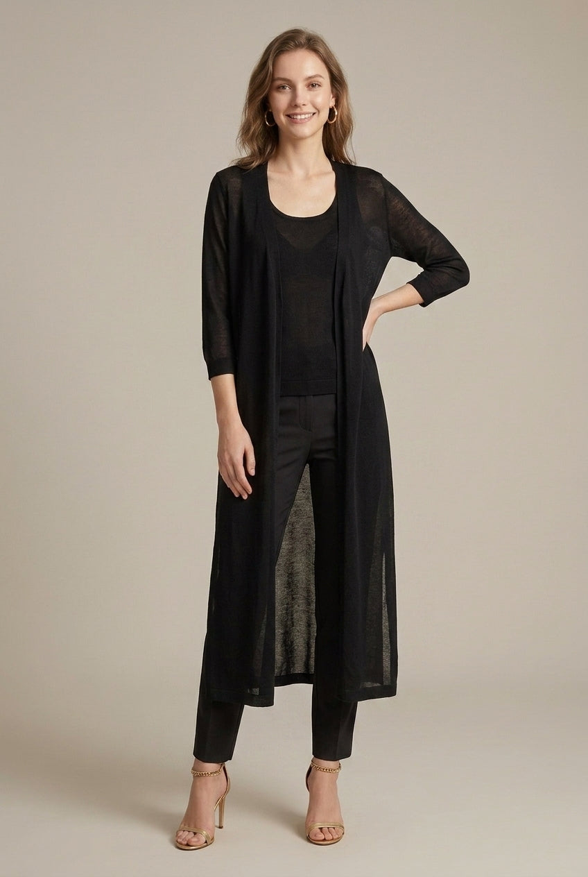 Women's Relaxed Long Sleeve Cardigan - photo 2