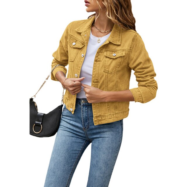 Women's Relaxed Pocket Jacket with Collar - photo 7