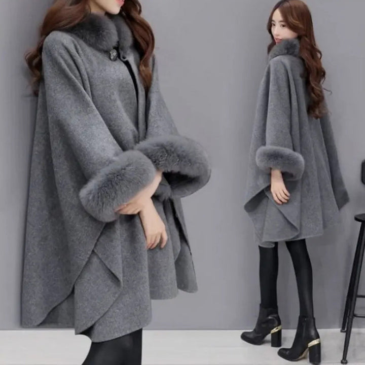 Women's Relaxed Roll Neck Coat - photo 1