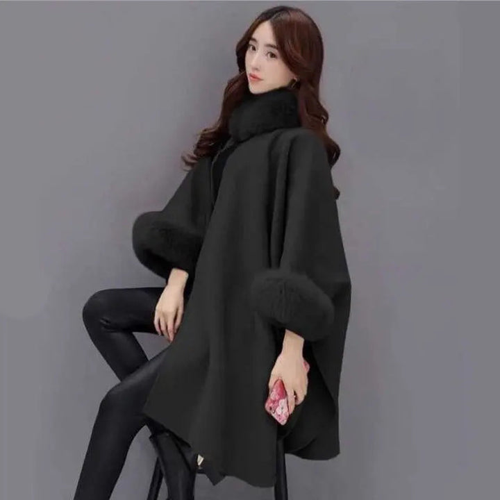 Women's Relaxed Roll Neck Coat - photo 2