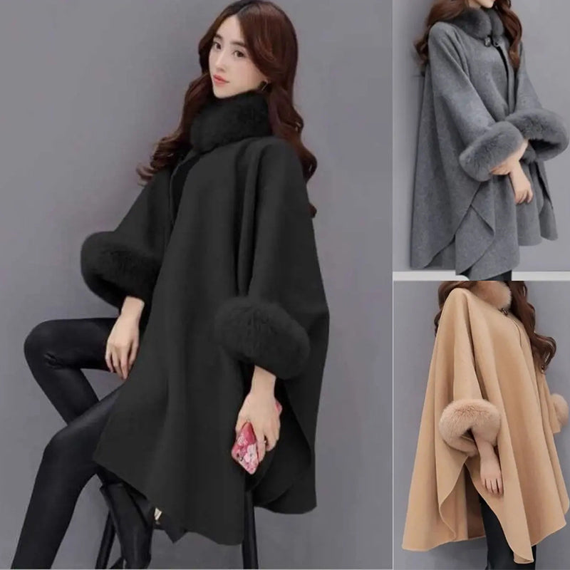 Women's Relaxed Roll Neck Coat - photo 4