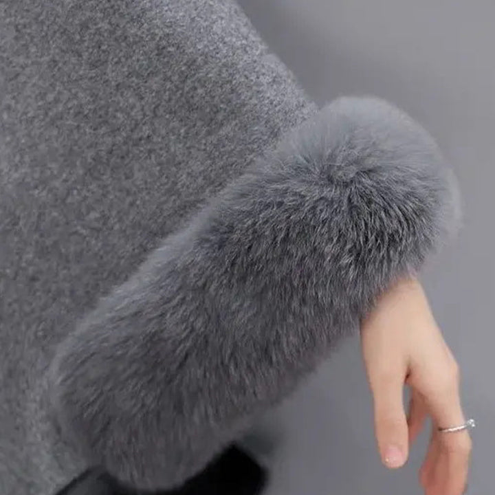 Women's Relaxed Roll Neck Coat - photo 6