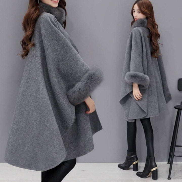 Women's Relaxed Roll Neck Coat - photo 7