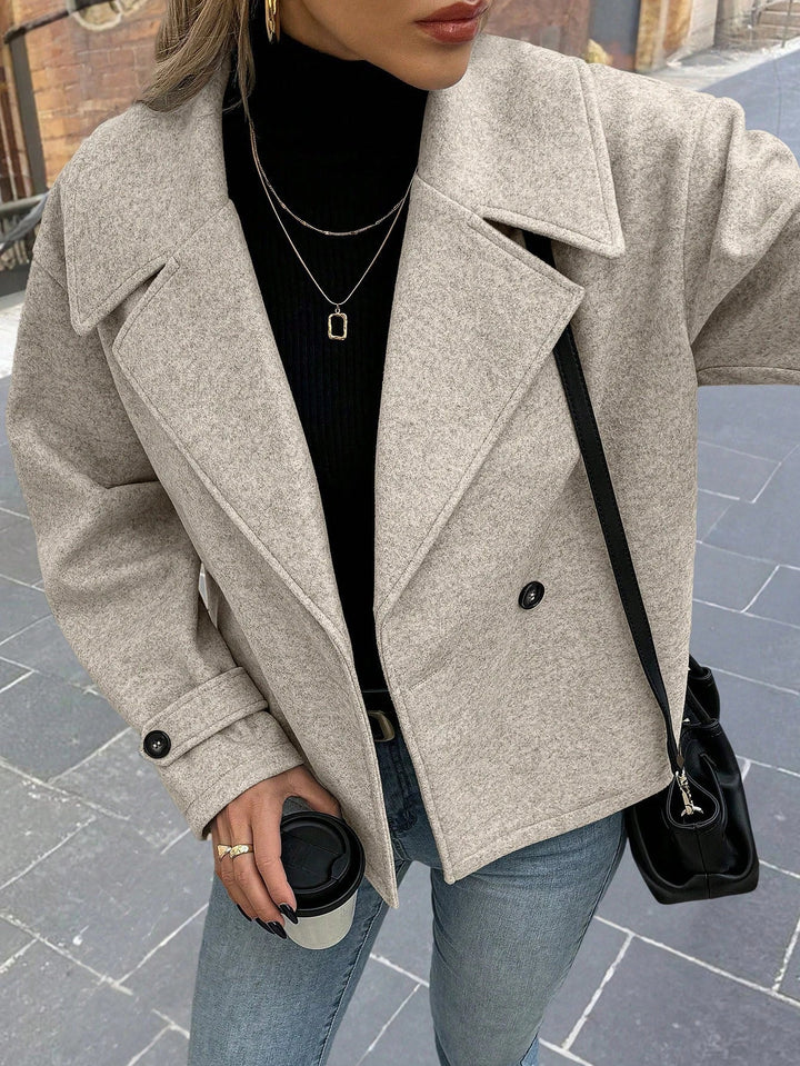 Women's Relaxed Ruched Coat - photo 4