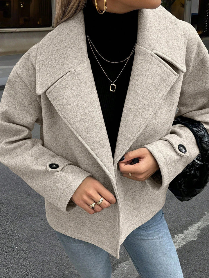 Women's Relaxed Ruched Coat - photo 5