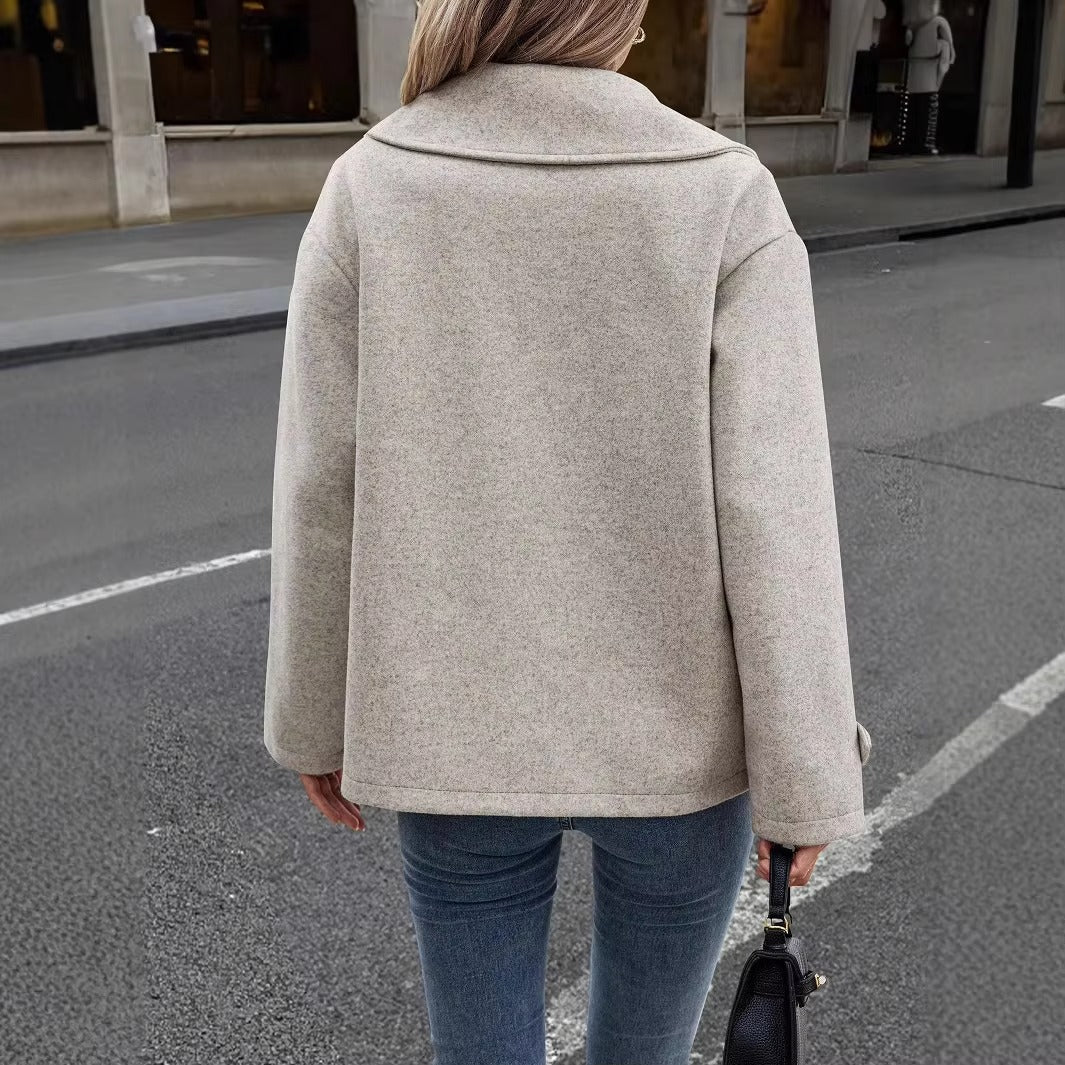 Women's Relaxed Ruched Coat - photo 6