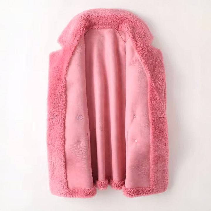 Women's Relaxed Shearling-Look Coat - photo 5