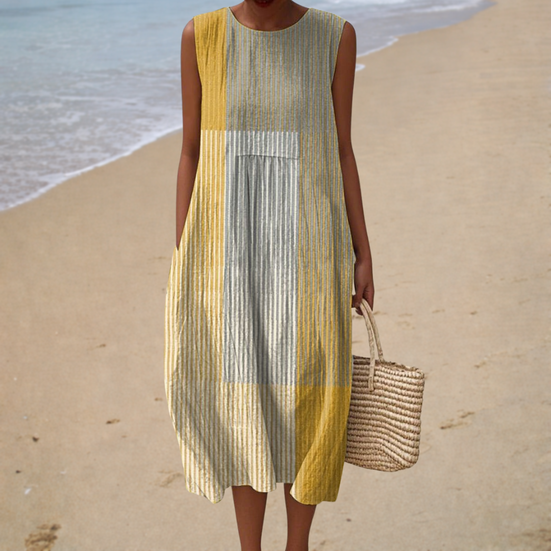 Women's Relaxed Sleeveless Midi Dress - photo 1