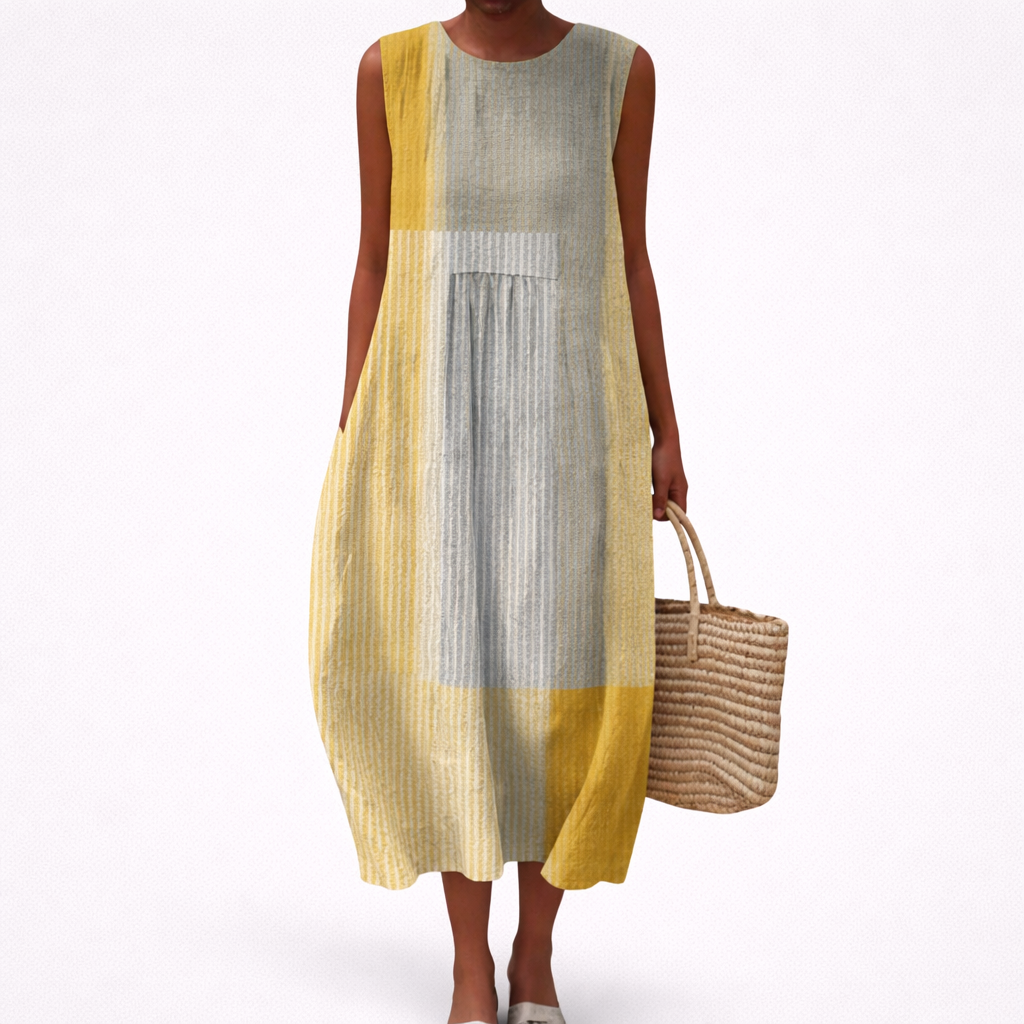 Women's Relaxed Sleeveless Midi Dress - photo 2