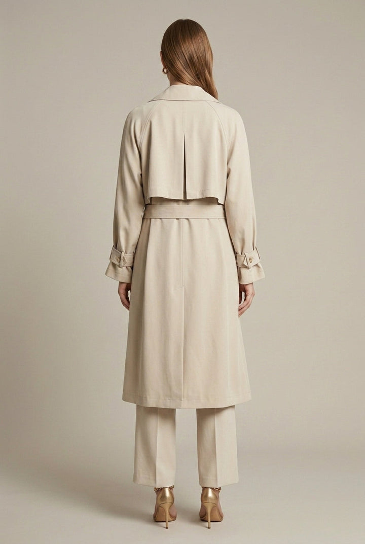 Women's Relaxed Trench Coat - photo 4