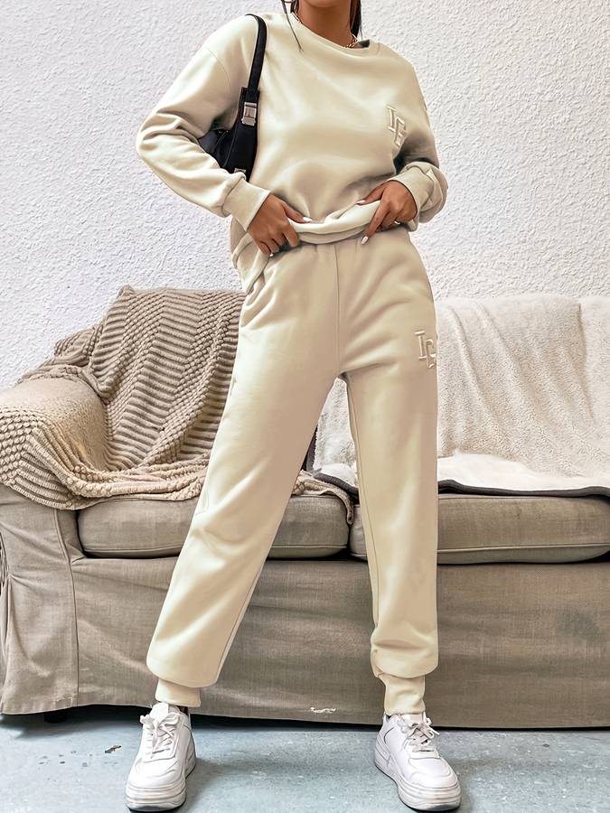 Women's Sweatshirt and Joggers Two-Piece Set - photo 4